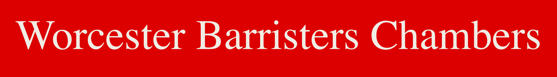 Worcester Barristers Chambers Loo (Red)